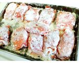 山芋包みのわさび醤油焼き作り方2写真