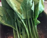ほうれん草とえのきのニンニクポン酢作り方1写真
