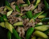 きゅうりと豚肉のあっさり柚子胡椒炒め作り方6写真