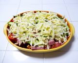 アヒージョの残り油とパンでグラタン♪作り方5写真