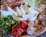 ♪海鮮・野菜のトロトロ卵中華風スープ作り方1写真