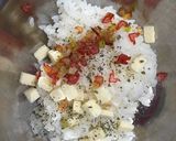 スイスチャードで鮮やか♪オイルおにぎり作り方2写真