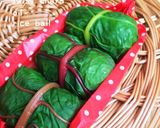 スイスチャードで鮮やか♪オイルおにぎり作り方5写真