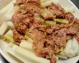 レンジで簡単♪大根とおくらのマーボー風作り方1写真