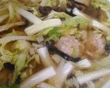 煮込み肉団子の中華スープ作り方6写真