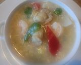 ♪海鮮・野菜のトロトロ卵中華風スープ作り方6写真