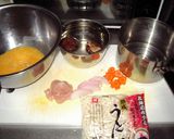 大好き☆お母さんの味♪でっかい茶碗蒸し作り方1写真