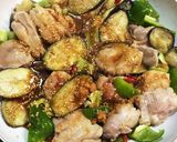ご飯泥棒！鶏肉と夏野菜のごま味噌和え作り方4写真