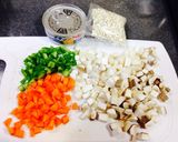 ツナとエリンギの炊き込みご飯作り方1写真