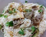 牛肉とキムチのスタミナまぜ素麺作り方5写真
