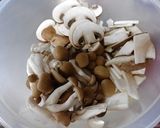 ちゃちゃっと一品！オイルきのこの冷や奴作り方1写真