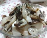 ちゃちゃっと一品！オイルきのこの冷や奴作り方4写真