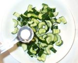 簡単!きゅうりと鶏むね肉の甘酢あん炒め作り方4写真