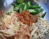 みょうが・えのき・オクラの梅肉和え作り方5写真