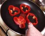 パプリカハンバーグ作り方3写真