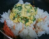 ニラ玉 炒飯 (甘辛 コンソメ味)作り方11写真