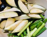 *豚肉となすとニンニクの芽の中華風炒め物*作り方2写真