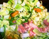 ごまが香る野菜炒め作り方3写真