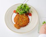 ポークの黒胡麻パン粉焼き サラダ添え作り方7写真