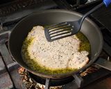 ポークの黒胡麻パン粉焼き サラダ添え作り方6写真