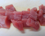 簡単＊常備菜マグロとゴボウ 蒟蒻の甘辛煮作り方3写真