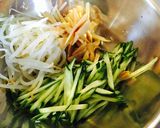 きゅうりとメンマのモヤシ中華ナムル作り方1写真