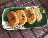 黒はんぺんのうめ〜紫蘇チーズサンドフライ作り方7写真