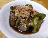 なすとピーマンの煮浸しおかか乗せ作り方4写真