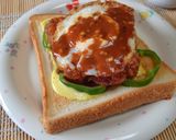 「フライドチキンスペシャルトースト」作り方3写真