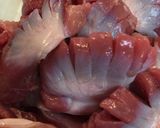 砂肝と玉ねぎのグリル焼き作り方1写真