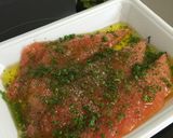 鮭のオリーブオイル焼き作り方1写真