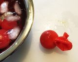 簡単に皮をむいて♫ハニートマト マリネ作り方6写真