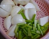 かぶと豚肉とタイムのシチュー作り方3写真