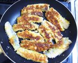 鰯のパン粉焼き～バジルソースがけ～作り方13写真