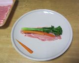 スティックセニョールと人参の豚肉巻き作り方2写真