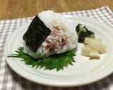 おにぎり『梅ささみマヨ』作り方4写真