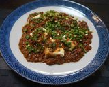 肉みそ豆腐作り方4写真