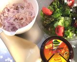 カルディ!旬の紫玉ねぎのWオニオンサラダ作り方1写真