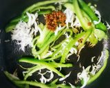 ピーマンとしらすの炒め物作り方4写真