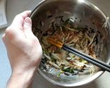 お好み焼き風モヤシ作り方2写真