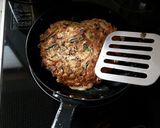 お好み焼き風モヤシ作り方3写真