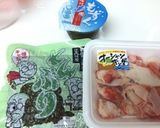 とんぶりともずくとかにかまぼこの小鉢作り方1写真