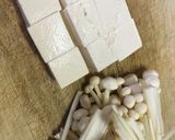 豆腐とえのきの卵スープ作り方1写真