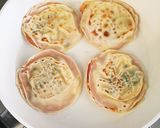 餃子の皮でハムチーズブリトー風作り方6写真