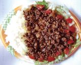 野菜と肉いっぱい沖縄・合挽タコライス作り方3写真