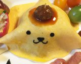 簡単☆ポムポムプリンカフェ風オムライス☆作り方7写真