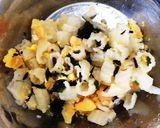 離乳食 後期 たまごとわかめのパスタ作り方3写真