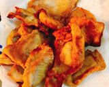 パリパリ鶏皮&鶏脂で夏野菜カレー作り方2写真