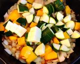 パリパリ鶏皮&鶏脂で夏野菜カレー作り方7写真