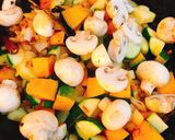 パリパリ鶏皮&鶏脂で夏野菜カレー作り方8写真
